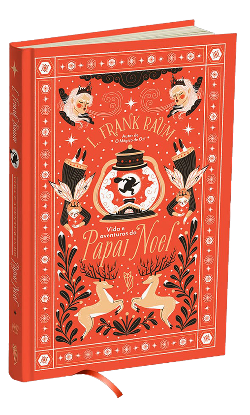 book cover for the life and adventures of santa claus