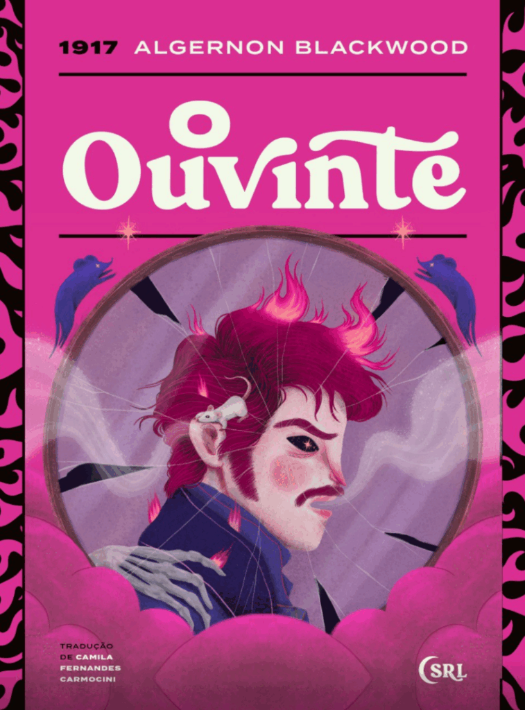 illustrated book cover goth dark fire rat mouse mice broken mirror man period short story mystical saturated off colors