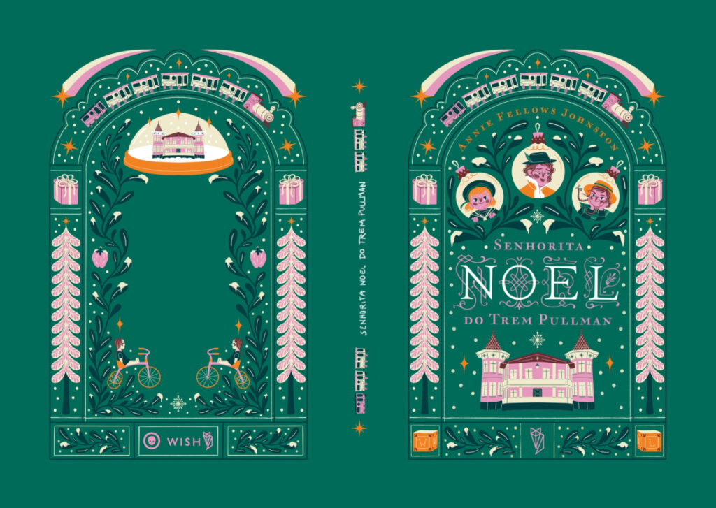 capa do livro senhorita noel do trem pullman versão verde